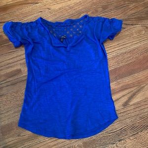 Lace embellished tee